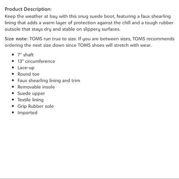 Toms Alpine Faux Shearling Water Resistant Boots - Picture 2 of 11